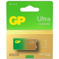 Gp Battery ALKALINE BATTERY 6LR61 9V GP ULTRA 1PCS. 1604AU21-SB1