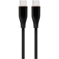 Cablexpert Premium Silicon Type-C Power Delivery (PD) Charging and Data Cable, 1.5 m | CC-USB2S-CMCM-1.5M-BK CC-USB2S-CMCM-1.5M-BK