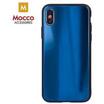 Mocco Aurora Glass Silicone Back Case for Apple iPhone 6 Plus / 6S Plus Blue MC-TR-AUR-IPH6PL-BL