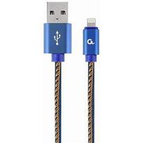 Gembird Premium Jeans, USB-A to Lightning, 2m CC-USB2J-AMLM-2M-BL