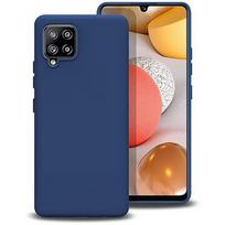 Mocco Liquid Silicone Soft Back Case for Samsung Galaxy A42 5G Blue MO-LQ-SA-A42-BL