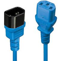Lindy CABLE POWER IEC EXTENSION 0.5M/BLUE 30470