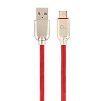 Gembird Premium Rubber, USB-A to USB-C, 2m CC-USB2R-AMCM-2M-R