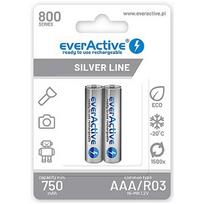 everActive Rechargeable batteries everActive Ni-MH R03 AAA 800 mAh Silver Line - 2 pieces EVHRL03-800