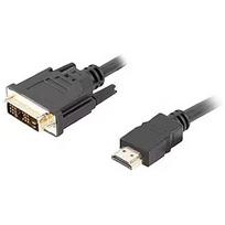 Lanberg HDMI to DVI-D Cable, 1.8m CA-HDDV-10CC-0018-BK