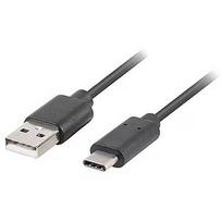 Lanberg USB-A to USB-C 3.1 Cable, 1.8m, Black CA-USBO-31CU-0018-BK