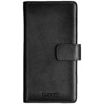 Bugatti L Leather Case - Wallet for Devices 5.1-6'' (7.5 х 15.5 cm) Black BUG-UNI-BUKL-BK