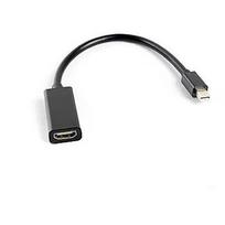 Lanberg Mini DisplayPort to HDMI Cable, 20cm, Black AD-0005-BK