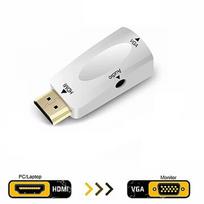 RoGer HDMI to VGA (+Audio) Converter white RO-HDMI2VGA-WH