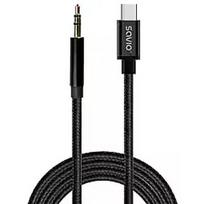 Savio Kabelis SAVIO USB-C – MiniJack 3.5 mm 1m CL-187