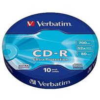 Verbatim CD-R 52x 700MB 10P SP Extra Protection Wrap 43725