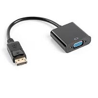 Lanberg DisplayPort to VGA Cable, 10cm, Black AD-0002-BK
