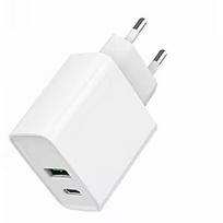Gembird Lādētājs Gembird 2-port USB Fast Charger TA-UC-PDQC20-01-W