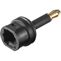 Goobay Toslink-Kupplung - 3,5 mm, Adapter black 11922