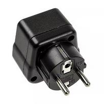 Brennenstuhl Travel Adapter UK Buchse auf DE Stecker - schwarz 1508530