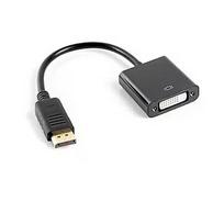 Lanberg DisplayPort to DVI-D Cable, 10cm, Black AD-0007-BK