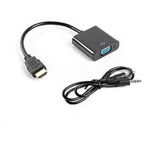 Lanberg HDMI to VGA Adapter + Audio Cable, Black AD-0017-BK