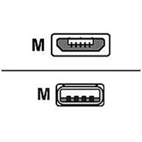 Sharkoon USB 2.0 A-B Micro black 2m 4044951015498