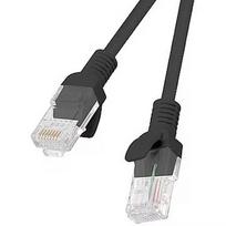 Lanberg CAT 5E Cable, U/UTP, 0.5m (10 Pack) PCU5-20CC-0050-BK
