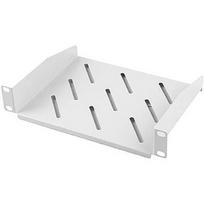 Lanberg fixed shelf 10'' 310mm, 1U/254x180mm, max load capacity up to 20kg grey AK-1012-S