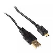 inLine 3m Micro-USB 2.0 Flachkabel, USB-A an Micro-B - schwarz 31730F