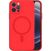 Mocco MagSilicone Soft Back Case Silicone Case for Apple iPhone 14 Pro Red MO-MAGSI-IPH-14PR-RE