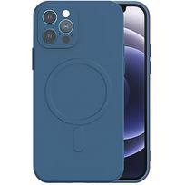 Mocco MagSilicone Soft Back Case Silicone Case for Apple iPhone 14 Plus Blue MO-MAGSI-BC-IPH14PL-BL
