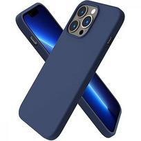 Mocco Ultra Slim Soft Matte 0.3 mm Silicone Case for Apple iPhone 14 Pro Dark Blue MO-SO-MAG-IP14PR-BL