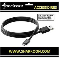 Sharkoon USB 2.0 A-B Micro black 3,0m 4044951015504