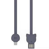 Maoxin Vitality Cat Series Lightning MD818ZM/A / 2.1A / USB Data And Сharging Сable 1m Grey (EU Blister)  MAX-VI-CS-1M-GR