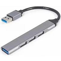 Gembird 4-port USB HUB USB3 x 1 port USB2 x 3 ports silver UHB-U3P1U2P3-02