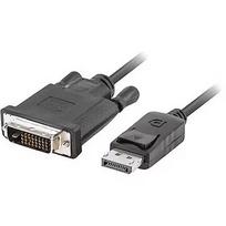 Lanberg DisplayPort to DVI-D Cable, 1m, Black CA-DPDV-10CU-0010-BK
