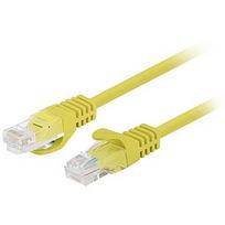 Lanberg Patchcord cat.5e UTP 1m yellow 10-pack PCU5-20CC-010 PCU5-20CC-0100-Y