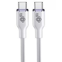 TB USB C - USB C 60W Glamour cable 1.5m white AKTBXKUCCGLA15W