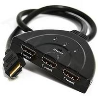 Gembird HDMI switch, 3 ports, built-in cable DSW-HDMI-35