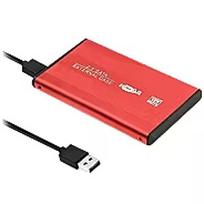 Qoltec Ext. HDD Case HDD/SSD Red 51860