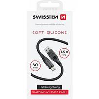 Swissten Soft Silicone Data Cable Usb / Lightning 1.5 M / 60w 71533010