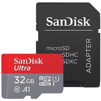 SanDisk Ultra, microSDHC, 32GB, UHS-I, U1, V10 +Adapter SDSQUA4-032G-GN6MA