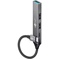 Goobay Slim 4-Port USB Hub, USB-C to USB-C/USB-A, 5Gbit/s | 74459