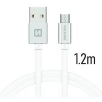 Swissten USB-A to Micro USB, 1.2m SW-QU-MICR-USB-1.2M-SI