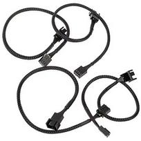 Akasa PWM Fan Extension Cable, 0.3m, 4-pack AK-CBFA01-KT04