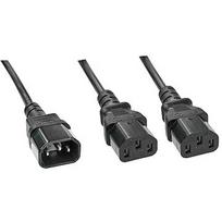 Lindy Power Cable Extension, C14 to C13, 1m 30363
