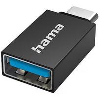 Hama Hama USB adapter, USB-A female, USB-C male, black - Adapter 00300083