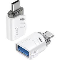 XO adapter USB-USB-C OTG, white (NB256B) NB256B