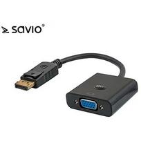 Elmak Adapter DisplayPort - VGA CL-90/B, bag SAVIO CL-90B