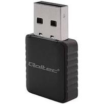 Qoltec USB Wi‑Fi adapter with 2 × 2 dBi antenna (AC1300, USB 3.0) 56988