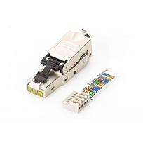 Digitus Connector for assembly Ethernet RJ45 cat.6a AWG 22-27, 10GBit Ethernet, PoE + DN-93631