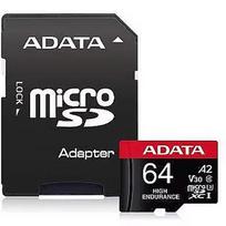ADATA High Endurance 64GB microSDXC UHS-I U3 Class 10 AUSDX64GUI3V30SHA2-RA1