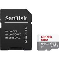 SanDisk Ultra Light, microSDXC, 64GB, UHS-I, Class 10 +Adapter SDSQUNR-064G-GN3MA