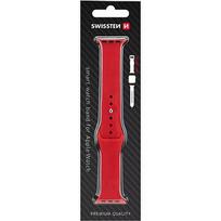 Swissten Silicone band, 38-40mm, Red - for Apple Watch 1/2/3/4/5/6 46000102